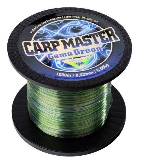 GIANTS FISHING VLASEC CARP MASTER CAMOU GREEN 1200M 0,25MM/8,0KG